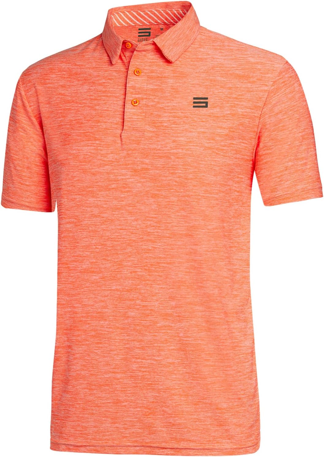 Three Sixty Six Golf Shirts for Men - Dry Fit Short-Sleeve Polo, Athletic Casual Collared T-Shirt