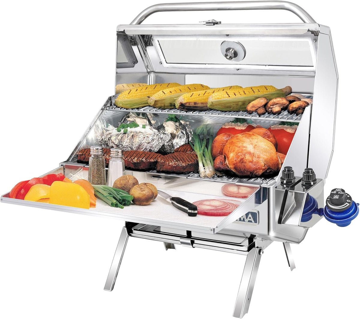 Magma Products Catalina 2 Infra Red, Gourmet Series Gas Grill, Multi, One Size