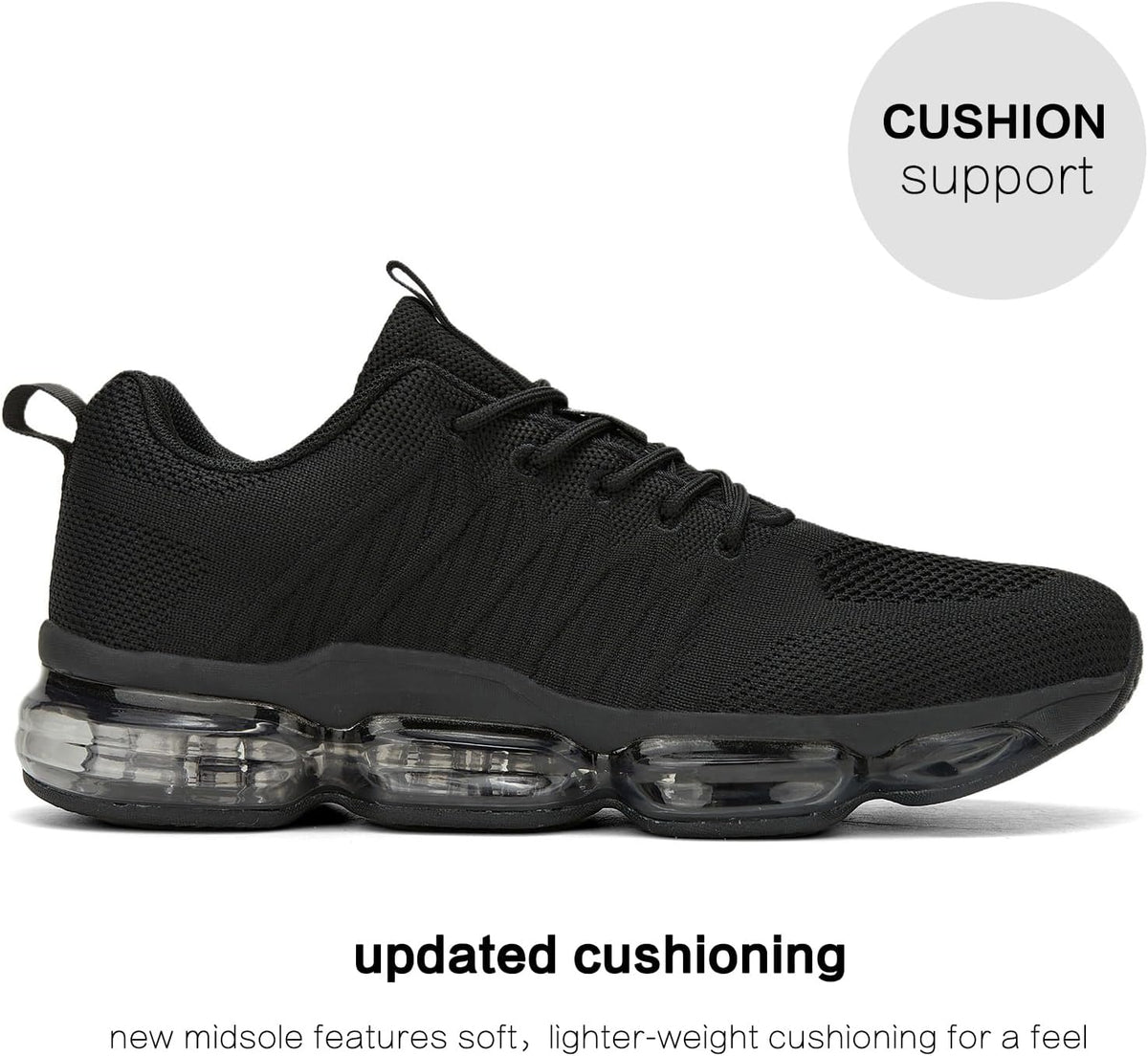 Men's Air Cushion Running Shoes Breathable Tennis Fashion Sneakers Non Slip Workout Casual Sport Shoes Gym Training Comfortable Walking Shoes