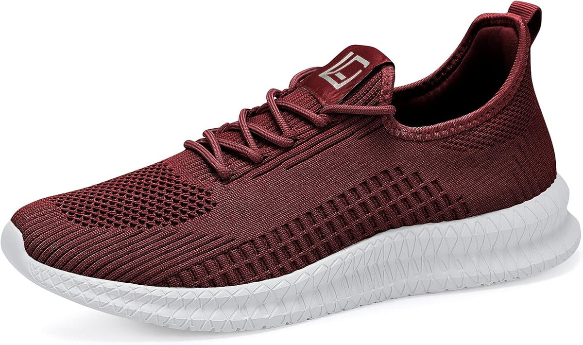 LCGJR Men's Running Shoes Ultra Lightweight Breathable Comfortable Walking Shoes Casual Fashion Sneakers Mesh Workout Shoes