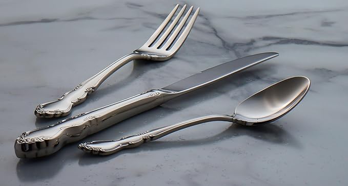 Oneida 2766004C Dover Fine Flatware Dinner Spoons, Set Of 4