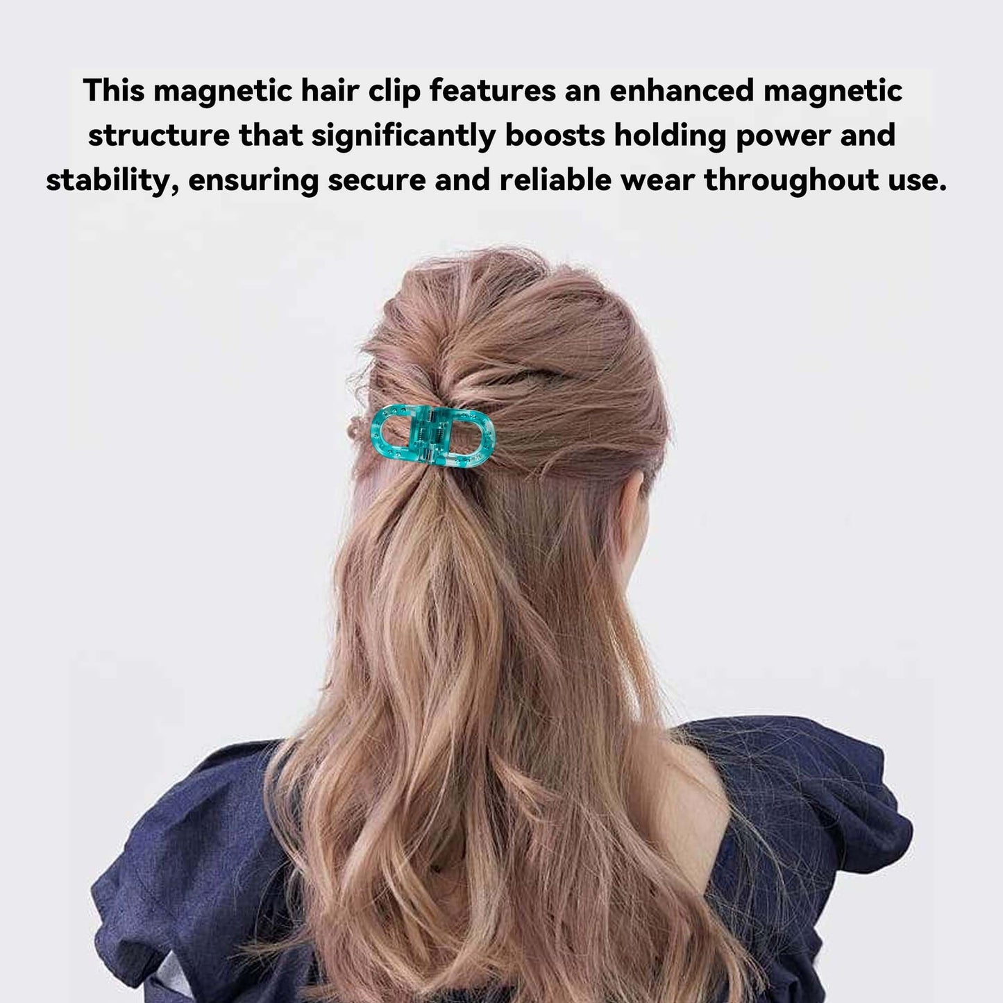 Upgrade Magnetic Hair Clips,Strong Hold Magnetic Styling Clips,Suitable for various hair types and everyday styling (F)