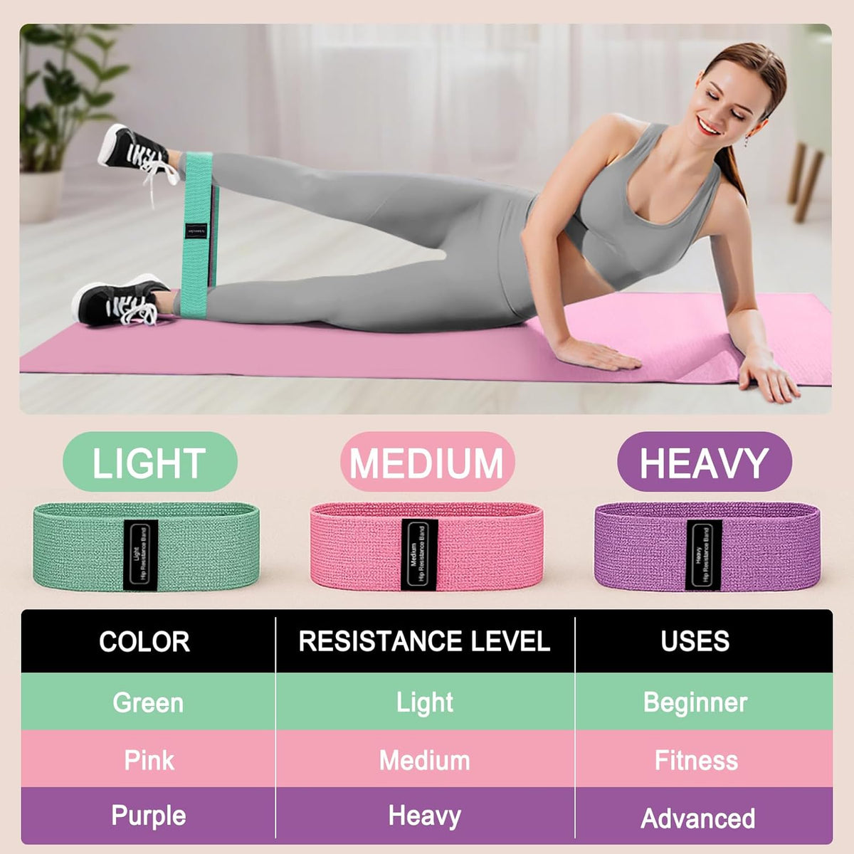 Pilates Essentials Kit for Home Women, Ring and Ball Set, Pilates Equipment for Workouts, 3 Resistance Bands, Grip Socks, 14 Inch Magic Circle, Mini Exercise Ball, Great Exercise Equipment