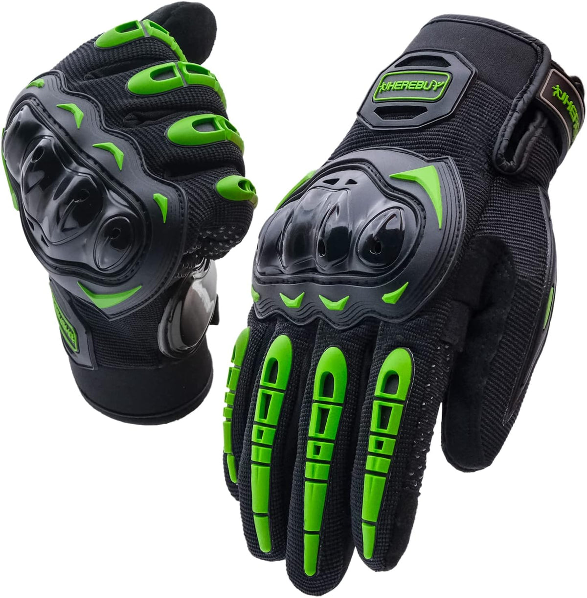 Motorcycle Gloves Touch Screen Full Finger Riding Gloves Knuckle Protection for Men and Women for Dirt Riding, Road Racing, Cycling, Climbing Work Outdoor Sports