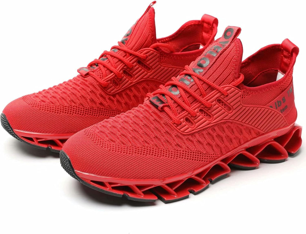 Men's Running Shoes Blade Tennis Walking Fashion Sneakers Breathable Non Slip Gym Sports Work Trainers
