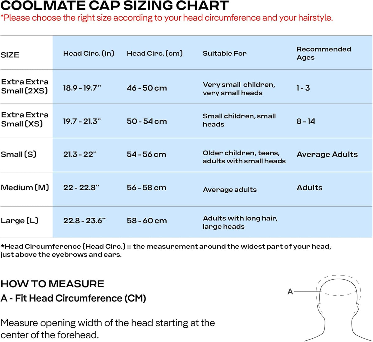 COOLMATE Fabric Swim Cap for Adult Women Men Kid 3 4 6 8 14 16, Silicone Water Resistant Layer, Cloth Swim Cap Gifts for Swimmers, Lightweight for Pool, Lap Swimming (1 pc)