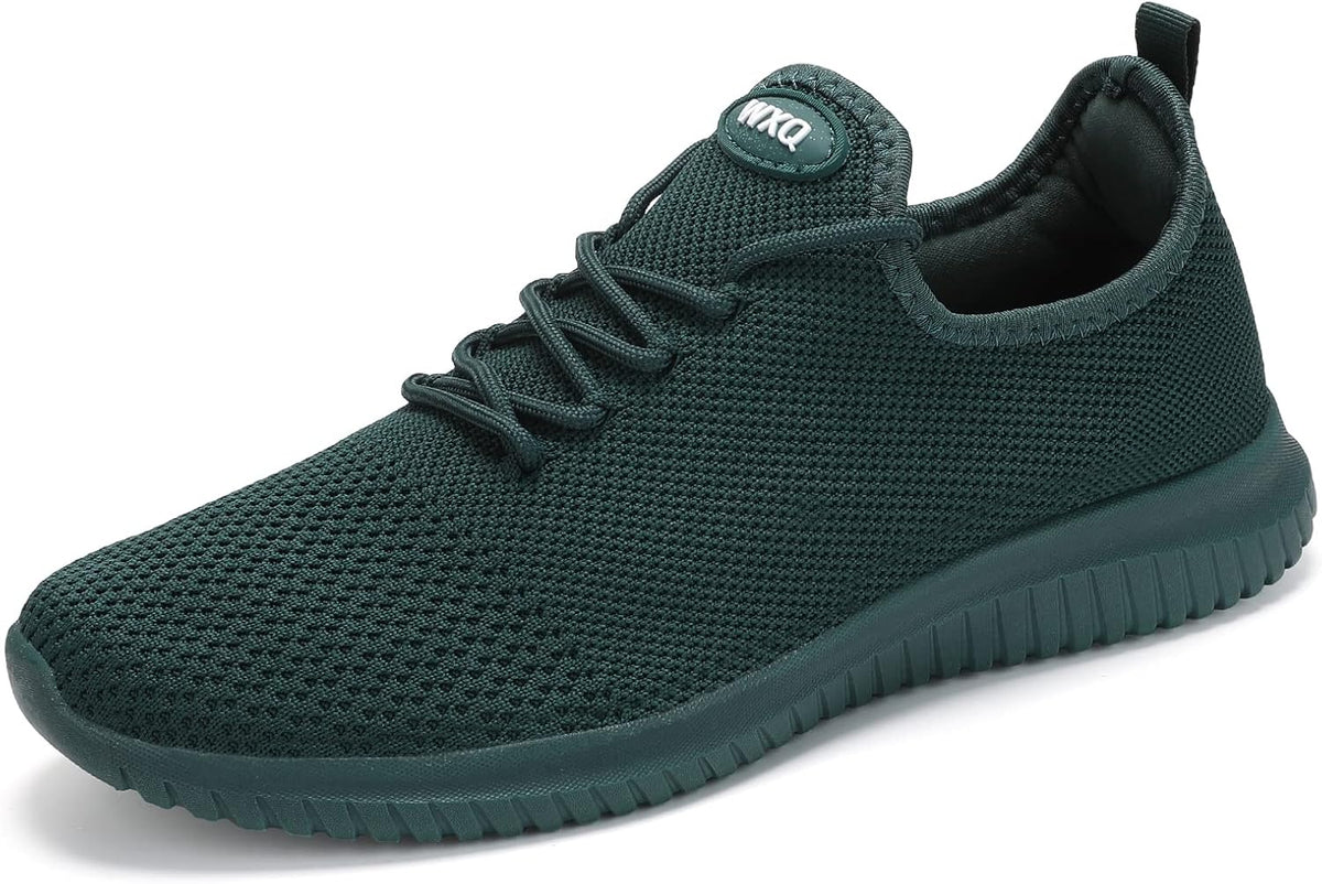 WXQ Men's Running Shoes Comfortable Lightweight Breathable Walking Shoes Mesh Workout Casual Sports Shoes