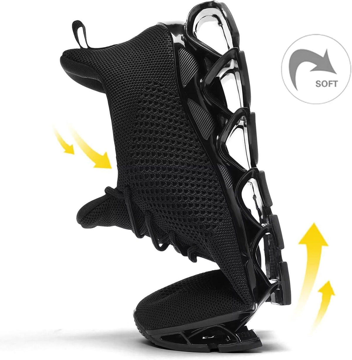 Men's Running Shoes Blade Tennis Walking Fashion Sneakers Breathable Non Slip Gym Sports Work Trainers