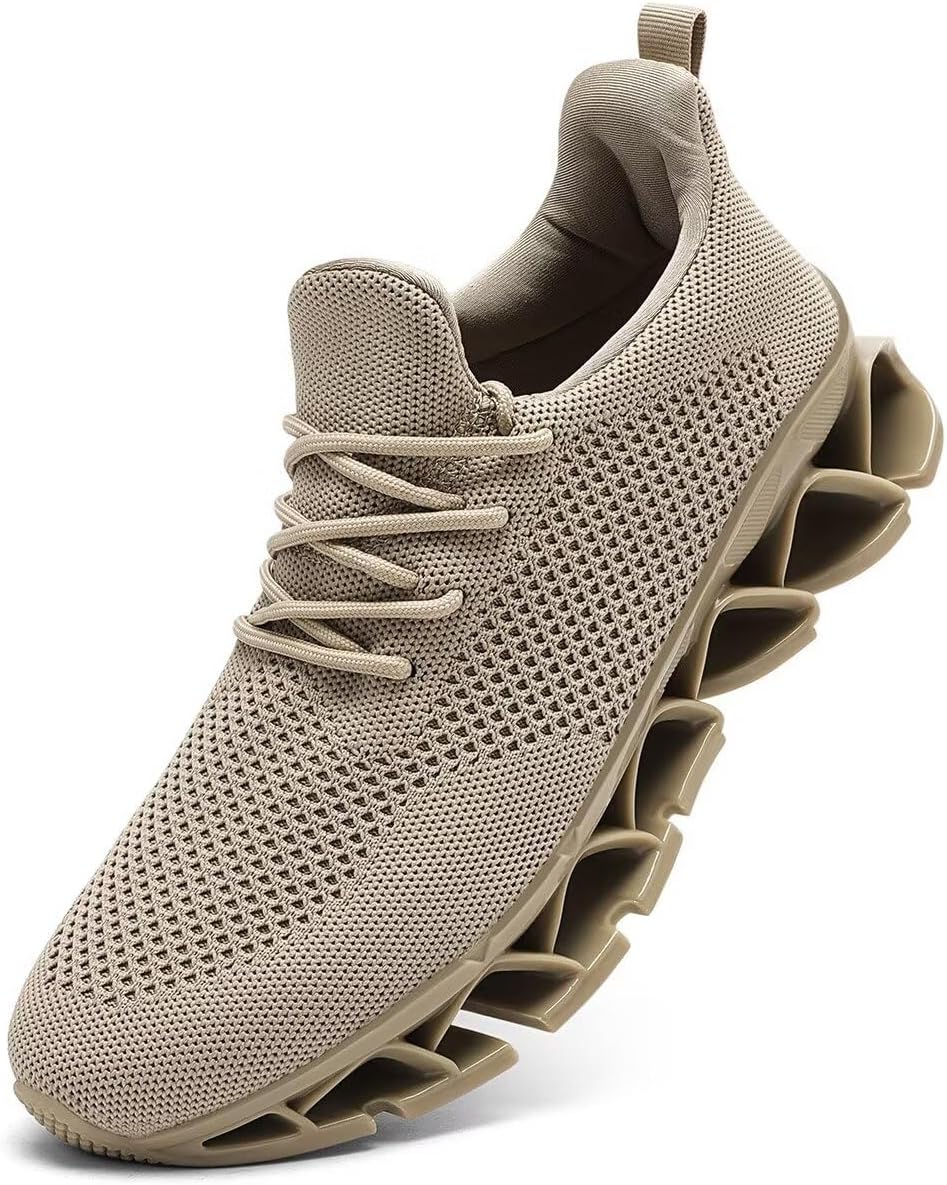 Men's Running Shoes Blade Tennis Walking Fashion Sneakers Breathable Non Slip Gym Sports Work Trainers