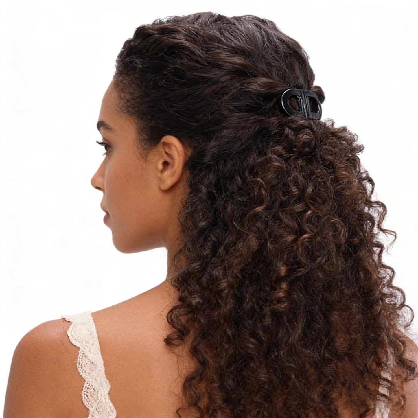 Magnetic Hair Clips, Strong Hold Magnetic Styling Clips, No-Slip Flat Magnetics Styling Clips, No-Crease Sectioning Hair Accessories for Thin & Thick Hair (2PCS-B)