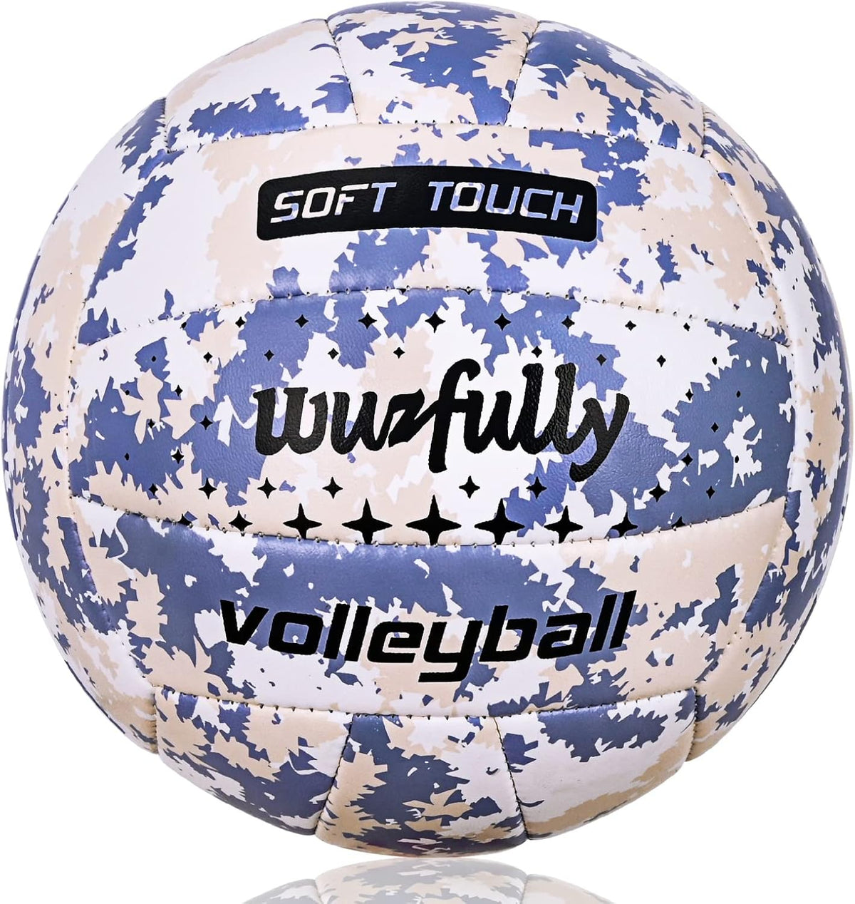 Wuzfully Volleyball Official Size 5,Soft Volleyballs for Backyard Beach Park Play Games Practice Volleyball for Beginner Teenager(Best Gift)