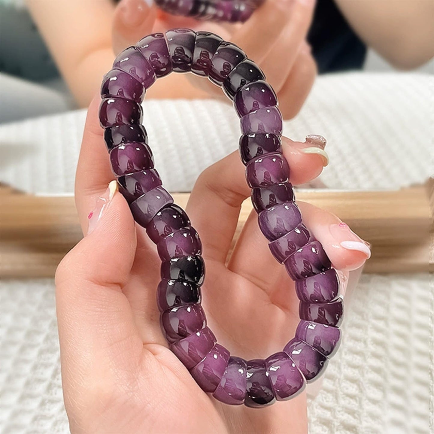 Embtrem Fidget Bracelet Bodhi Seeds Beaded Bracelets Zen Fidget Stretch Bracelets Alleviate Anxiety Stress Protection Healing Bodhi Jewelry Gifts for Women Men