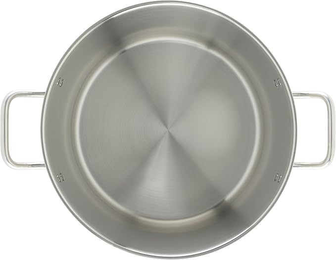 Winware Stainless Steel 24 Quart Stock Pot with Cover,Silver