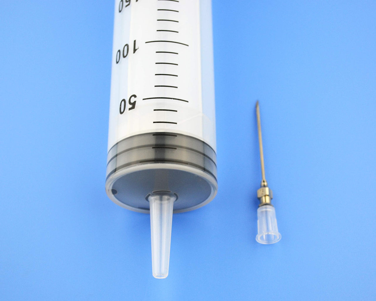 Kitchen 250ml Syringe with Needle - Large Volume Dispensing Syringe, Ideal for Glue and Plastic Use