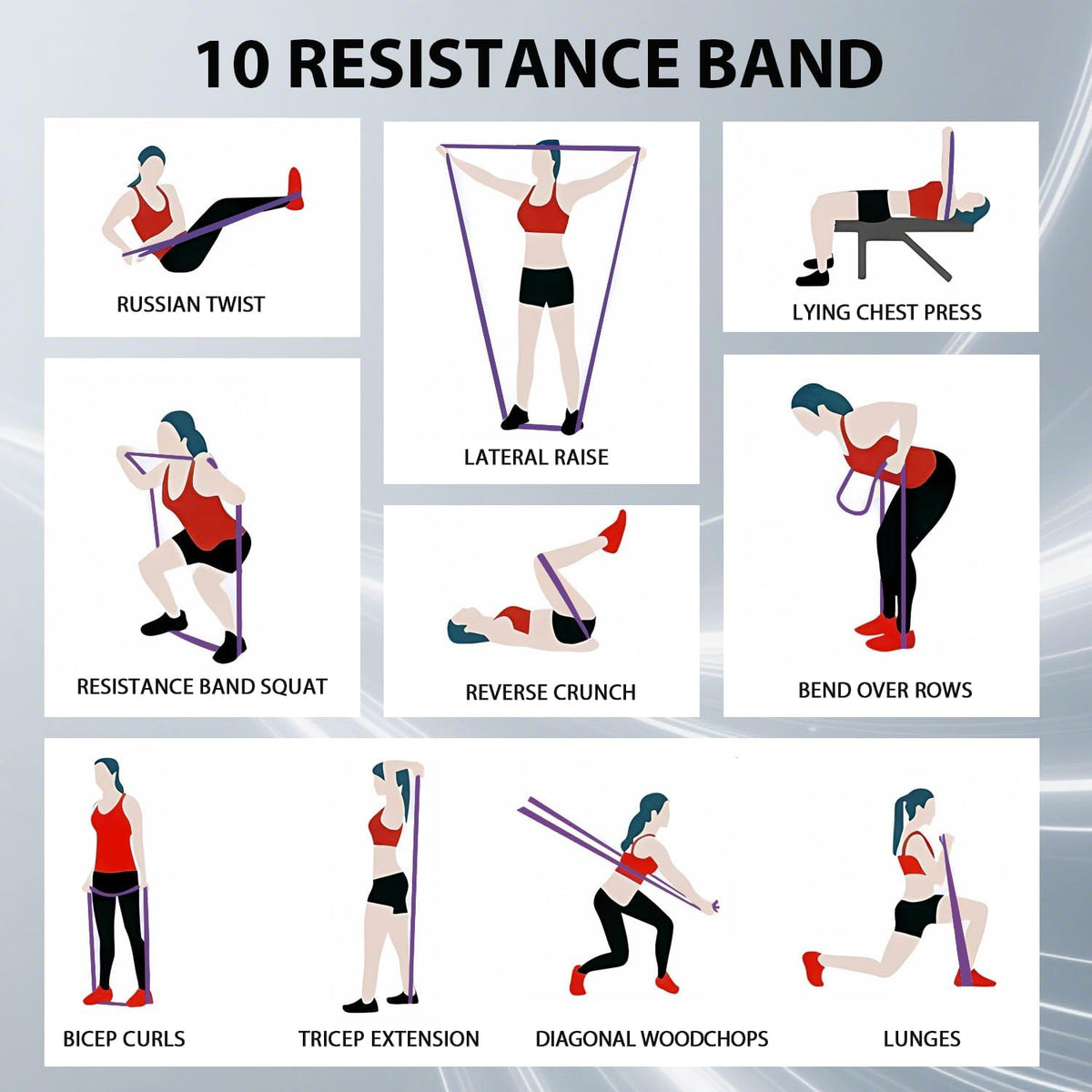 LEEKEY Resistance Bands Set for Pull-Up Assistance & Full-Body Training, Multi-Level Exercise Bands with Bag for Home Workouts, Physical Therapy, Strength Training (Men/Women)