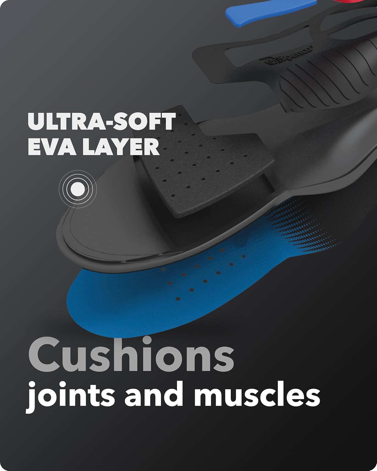 Spenco Total Support Max Shoe Insoles - Orthotic Metatarsal Arch Support Inserts - Absorbs Shock, Reduces Over-Pronation, Conforms to Foot Contours, Deep Heel Cupping Men's 12.5-13.5