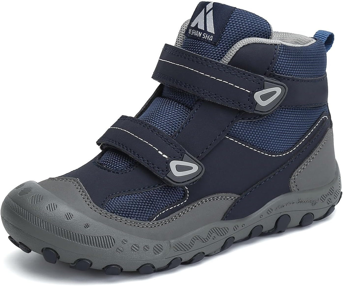 Mishansha Kids Water Resistant Hiking Boots, Boys Girls Anti Collision Anti-Skid Athletic Outdoor Adventure Trekking Shoes