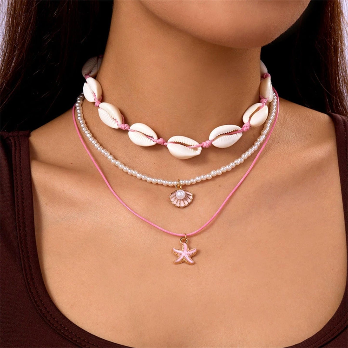 Your Always Charm Beach Shell Necklace For Women, Beach Jewelry, Vacation Outfits, Vacation Gift, Necklace Accessory, Themed Look