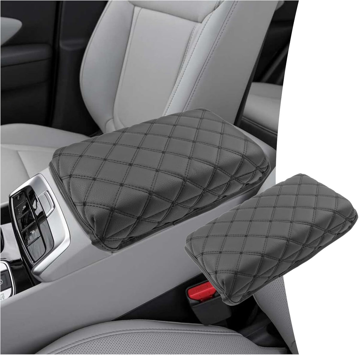 CDEFG for 2022 2023 2024 Hyundai Tucson Santa Cruz Center Console Armrest Cover Arm Rest Box Protector for Tucson Santa Cruz 2022 2023 2024 Interior Accessories