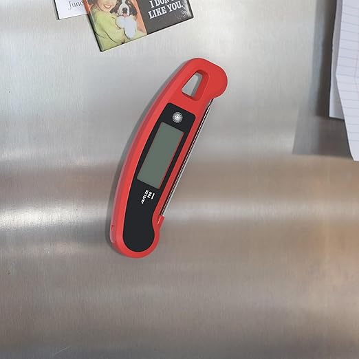 Lavatools Javelin® PRO Duo Ultra-Fast 2-Second Professional Digital Instant Read Meat Thermometer for Grill and Cooking, Auto-Rotating Backlit Display, IP65 Water Resistant, NSF Certified – Tangerine