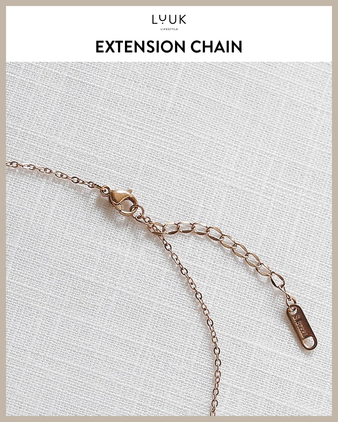 LUUK LIFESTYLE Stainless steel filigree necklace with hand pendant Fatima | Hamsa and HAPPINESS gift card, lucky charm with oriental symbol, feminine jewel from the southern countries, rose gold