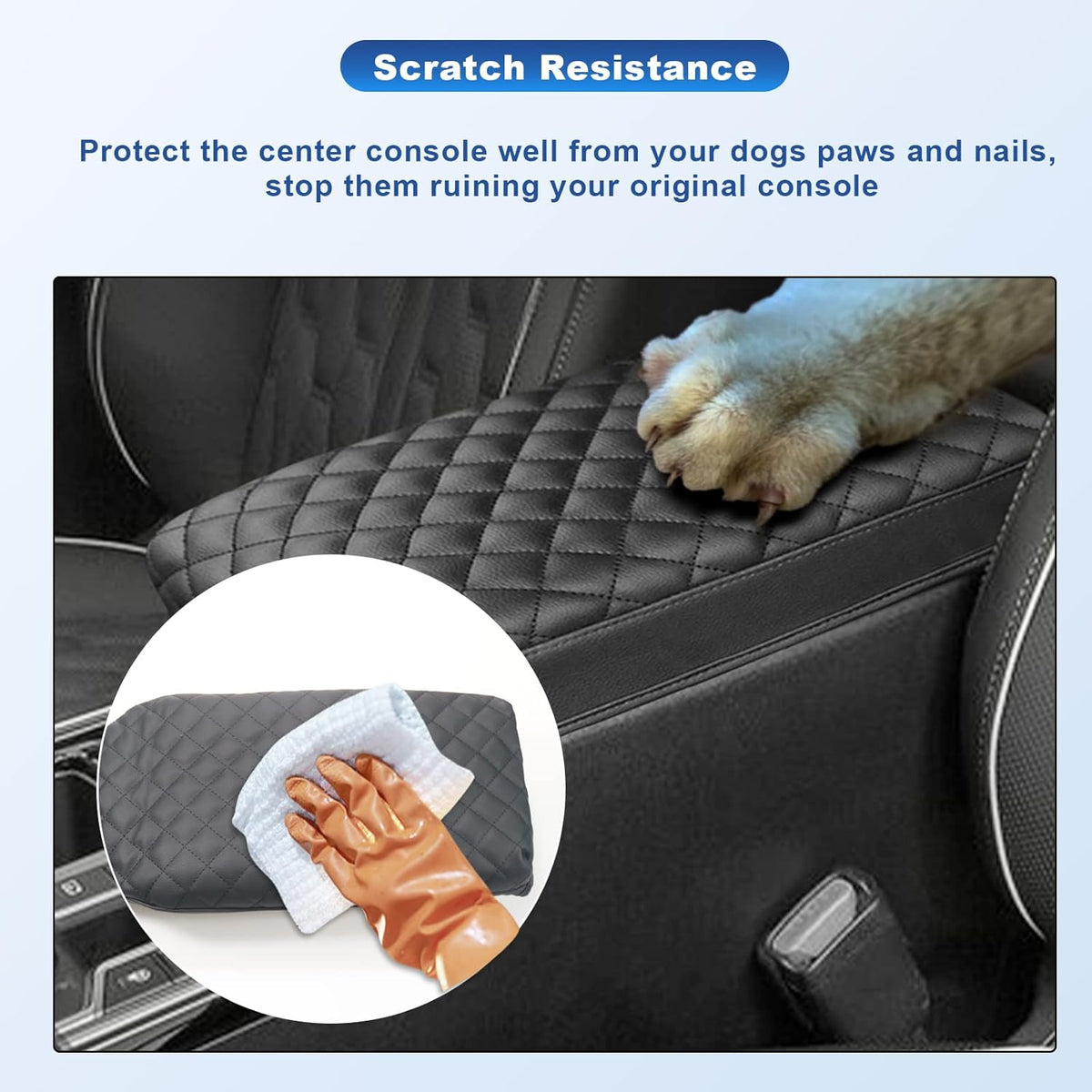 CDEFG Sorento Center Console Cover: Armrest Cover Center Console Pad for 2021 2022 Sorento Car Interior Accessories Arm Rest Protective Cover Scratch Resistance