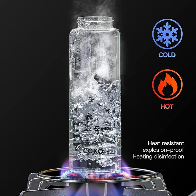 Glass Olive Oil Dispenser Bottle Shatterproof and Leakproof with Stainless Steel Spouts High Temperature Resistant 17oz Cooking Oil and Vinegar Cruet Dispenser