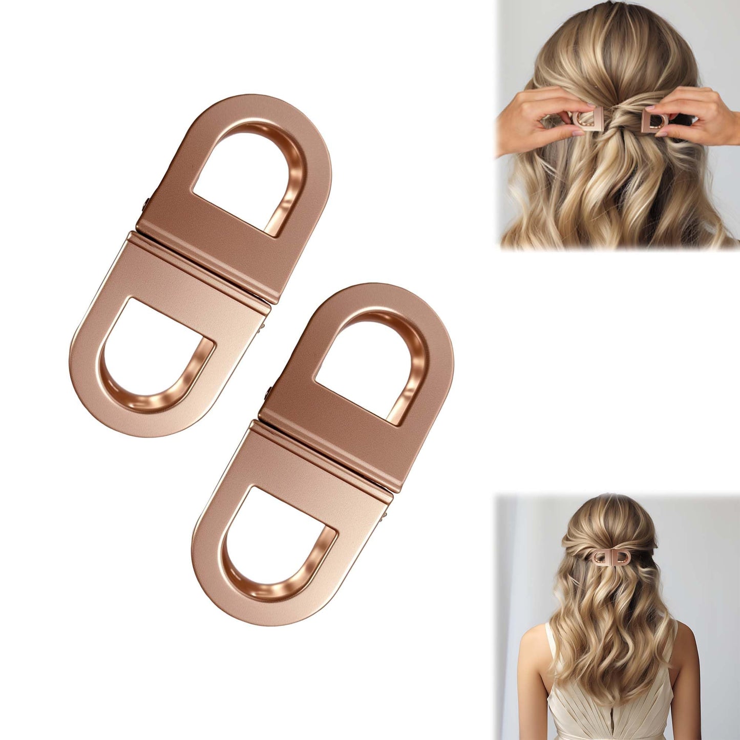 Upgrade Magnetic Hair Clips,Strong Hold Magnetic Styling Clips,Suitable for various hair types and everyday styling (B)