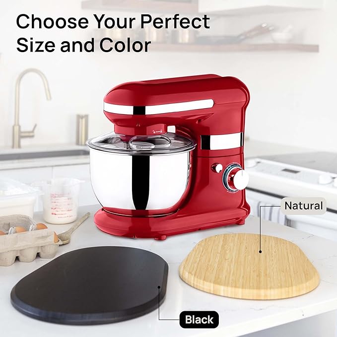 Ibyx Elegant Sliding Tray - Compatible with 5.5 Qt KitchenAid Stand Mixers and Other Heavy Appliances (Black)