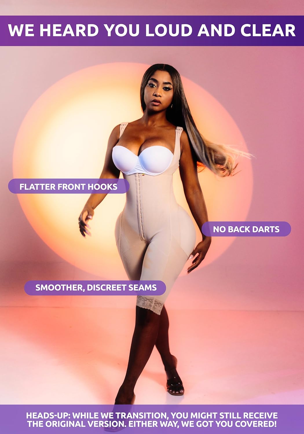 Snatched Body Post Surgery Stage 1 Faja Without Bra | Fajas Colombianas Moldeadoras for BBL |High Compression Faja