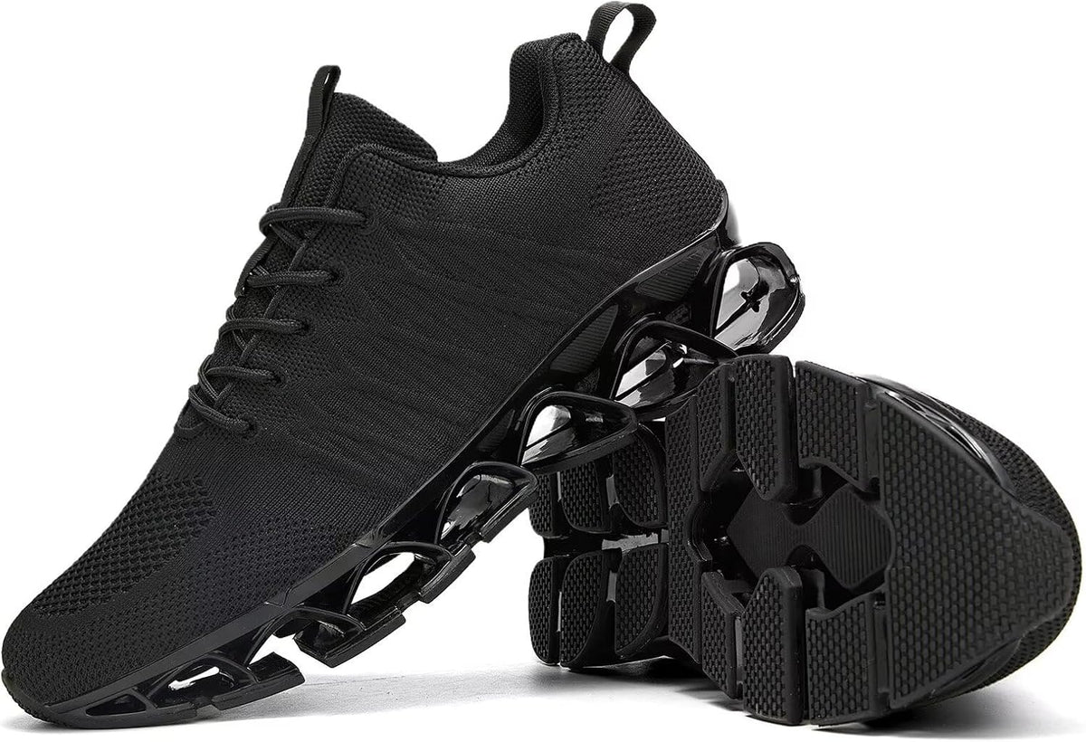 Men's Slip on Walking Running Shoes Blade Tennis Casual Fashion Sneakers Comfort Non Slip Work Sport Athletic Trainer