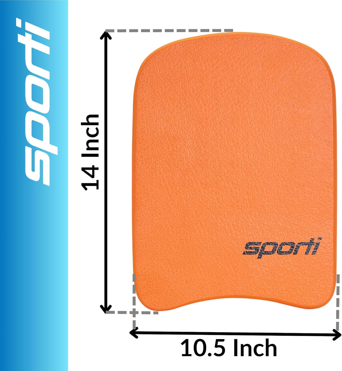 Sporti Kids Kickboard for Swim Training Lesson, Swimming Kickboard for Junior, Water Board for Kids, Swimming Training Aid