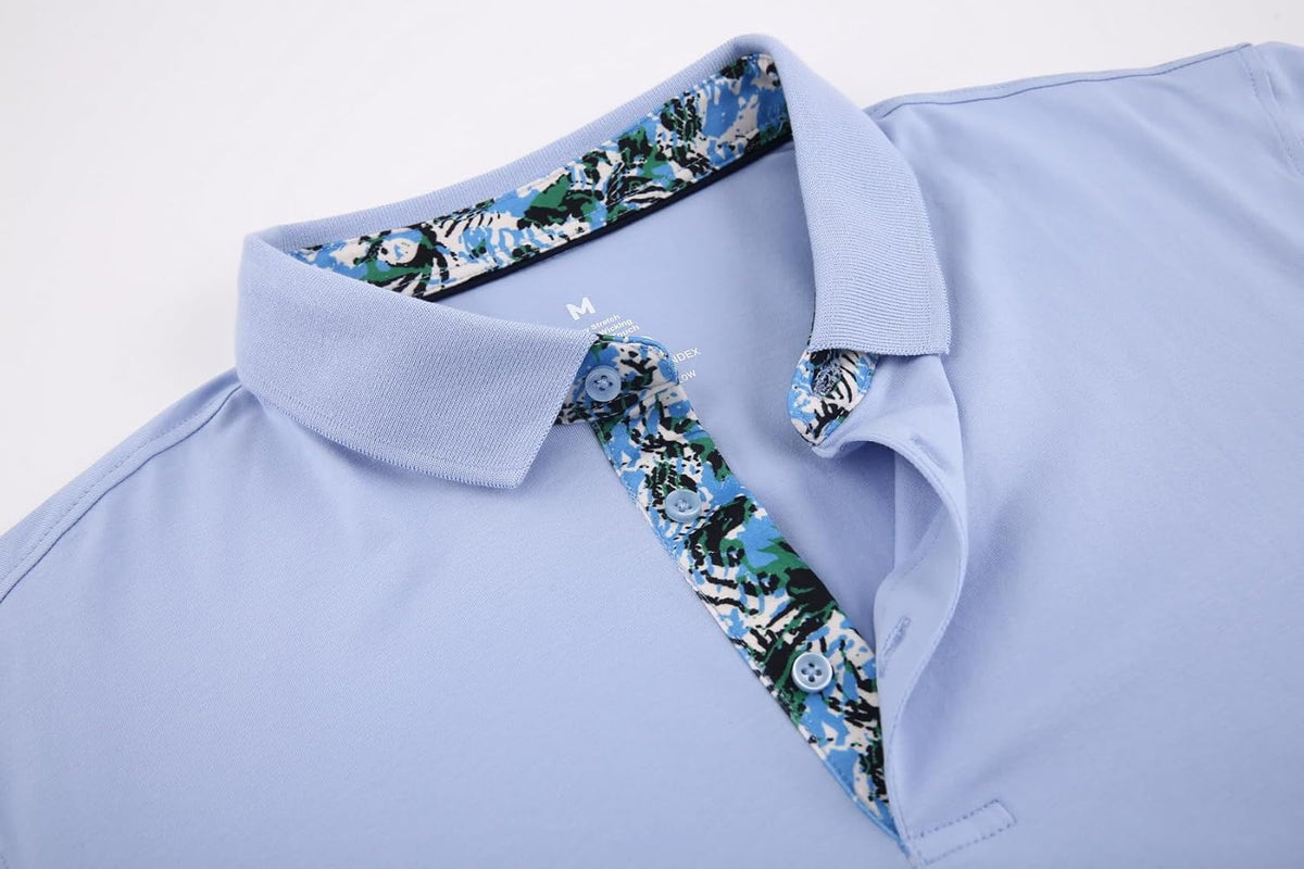 Alex Vando Mens Polo Shirts Short Sleeve Regular Fit Fashion Designed Shirt