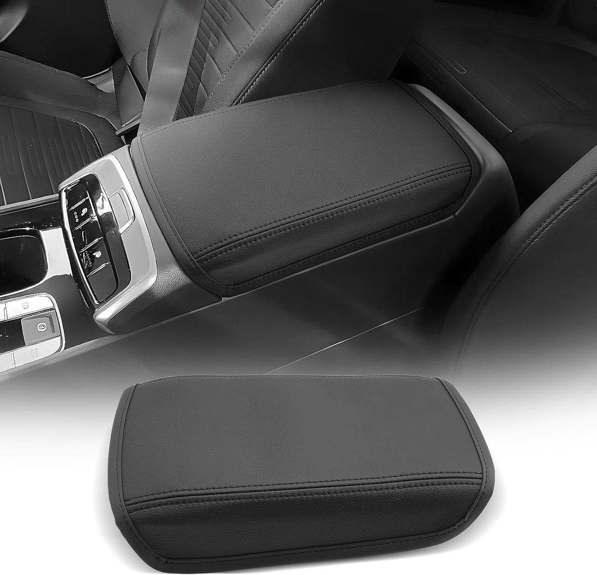 CDEFG for 2025 Hyundai Tucson Center Console Cover Armrest Cover for 2022 2023 2024 2025 Tucson Accessories Arm Rest Protector Fit Pickup Version
