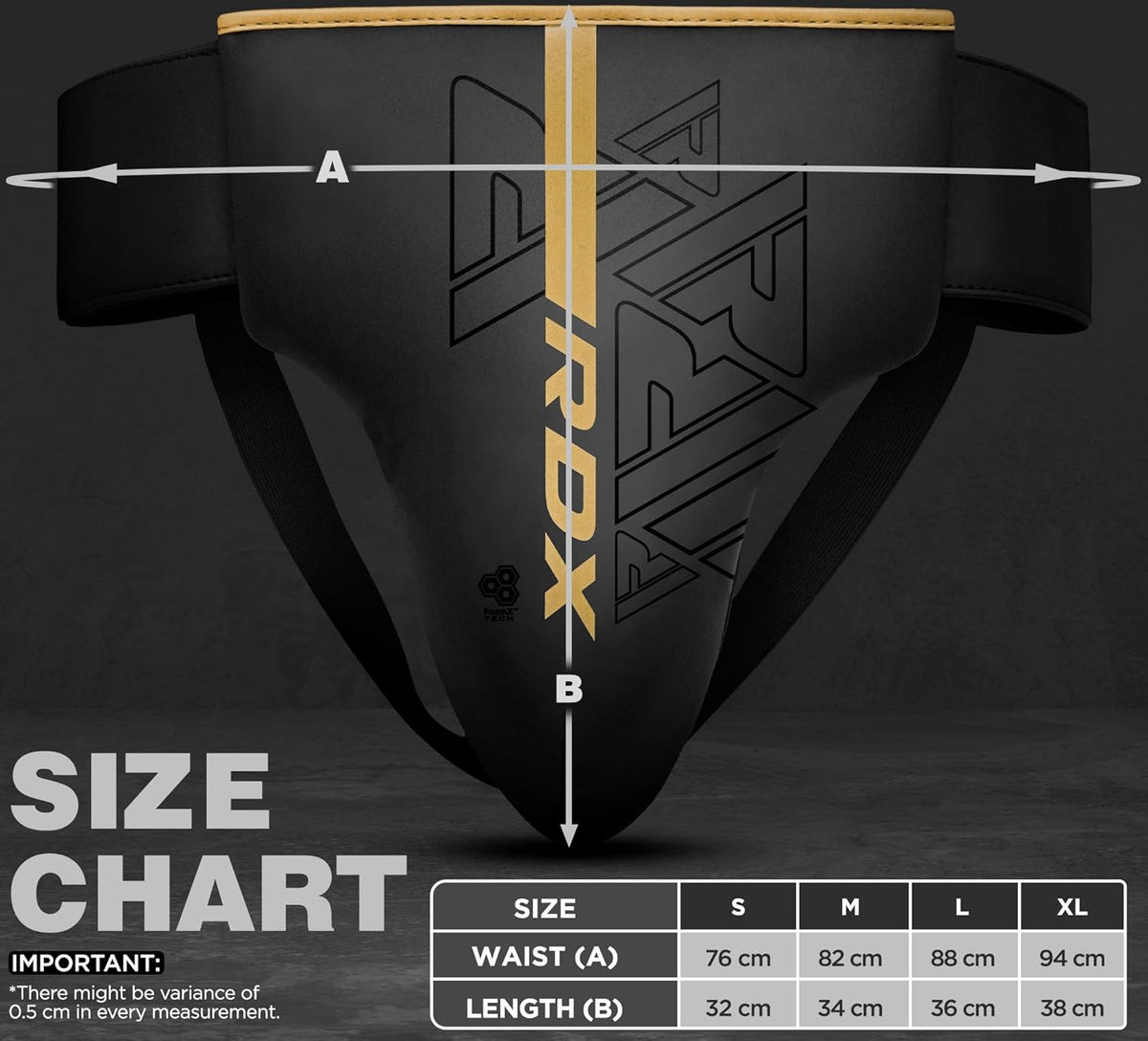 RDX Groin Protector for Boxing, Muay Thai, Kickboxing and MMA Fighting, Maya Hide Leather Abdo Gear for Martial Arts Training, Men Jockstrap Abdominal Protector for Sparring, Taekwondo and Grappling
