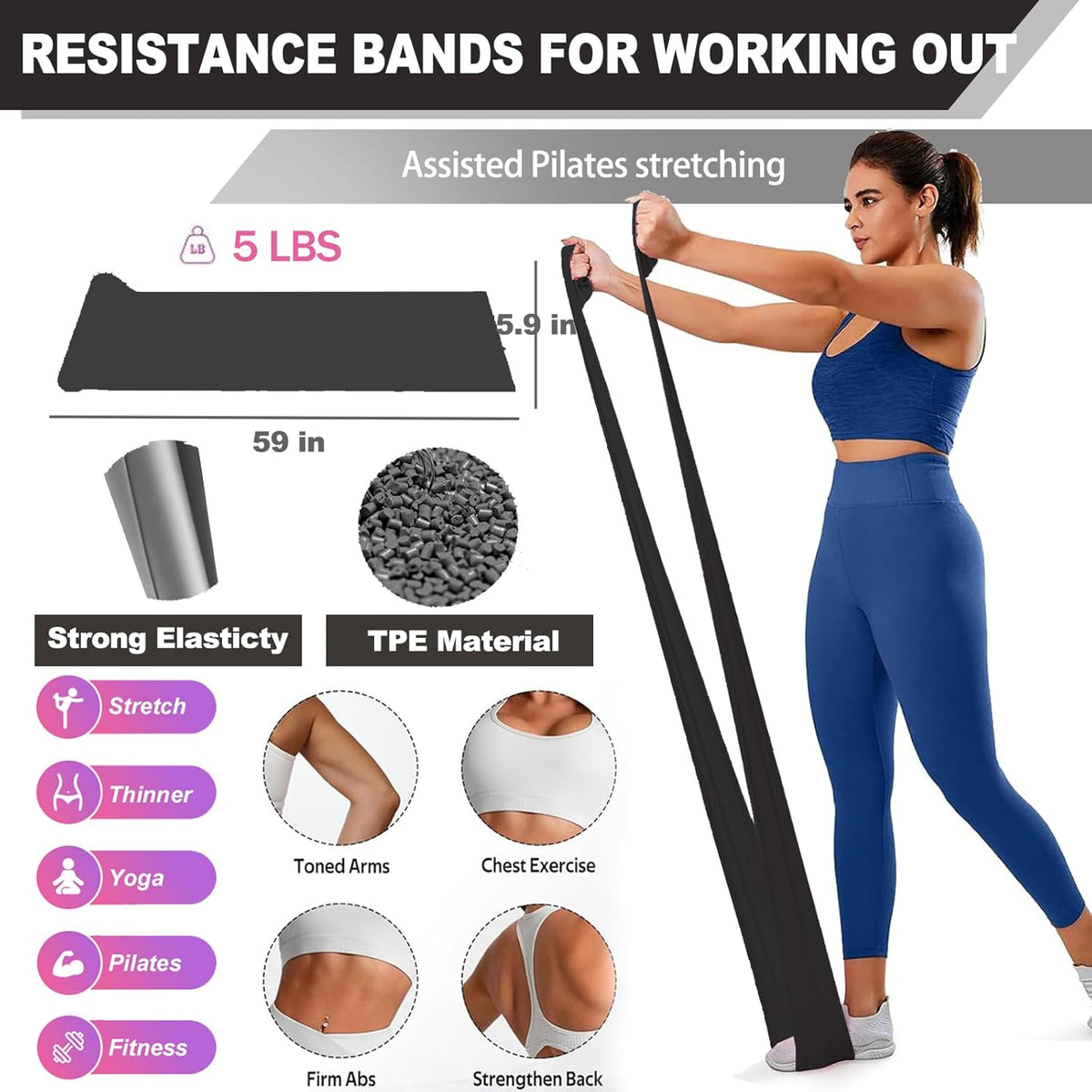 Pilates Ring and Ball Set Bulk, Pilates Equipment with 12 Inch Pilates Circle Rings, Small Yoga Balls, Resistance Bands, Pilate Essential Kit Bulk for Home Workouts Women, Pilates & Yoga Studio