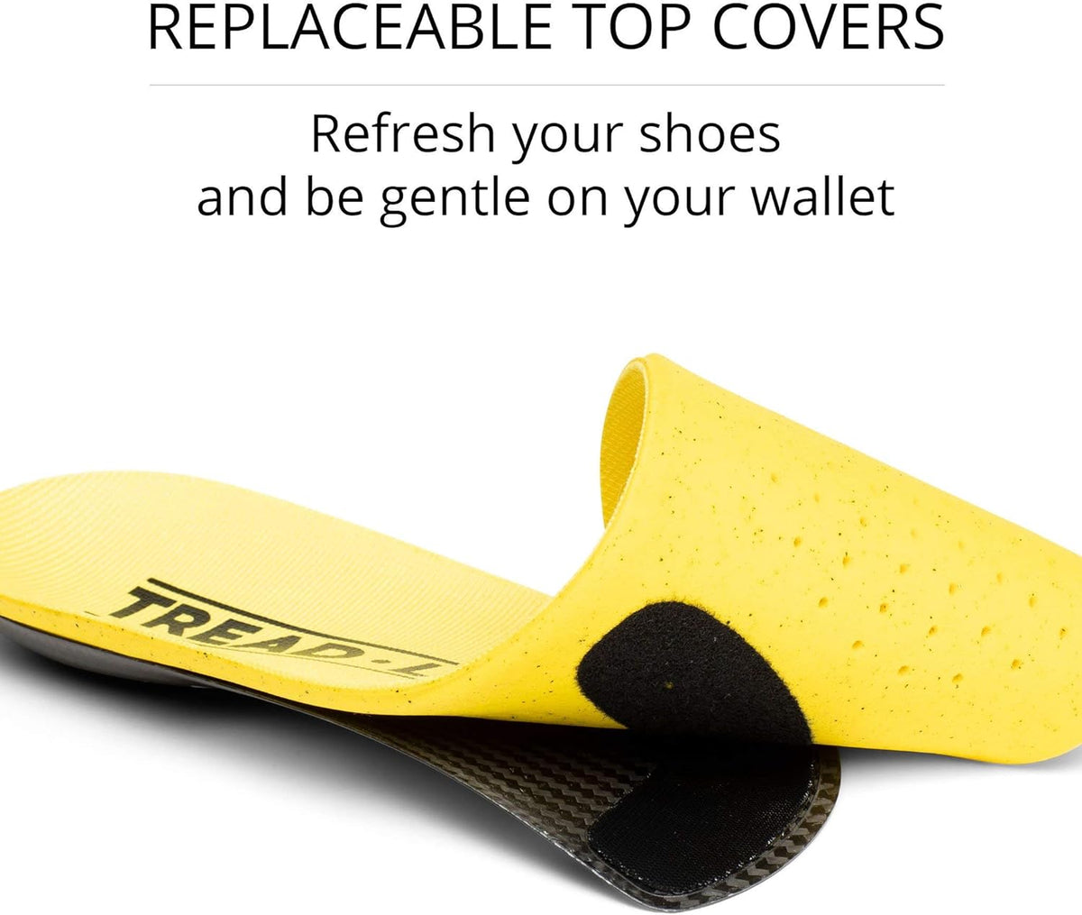Dash Carbon Fiber Performance Insoles – Add Ultra Firm Orthotic Arch Support to Soccer Cleats, Cycling Shoes and Running Shoes