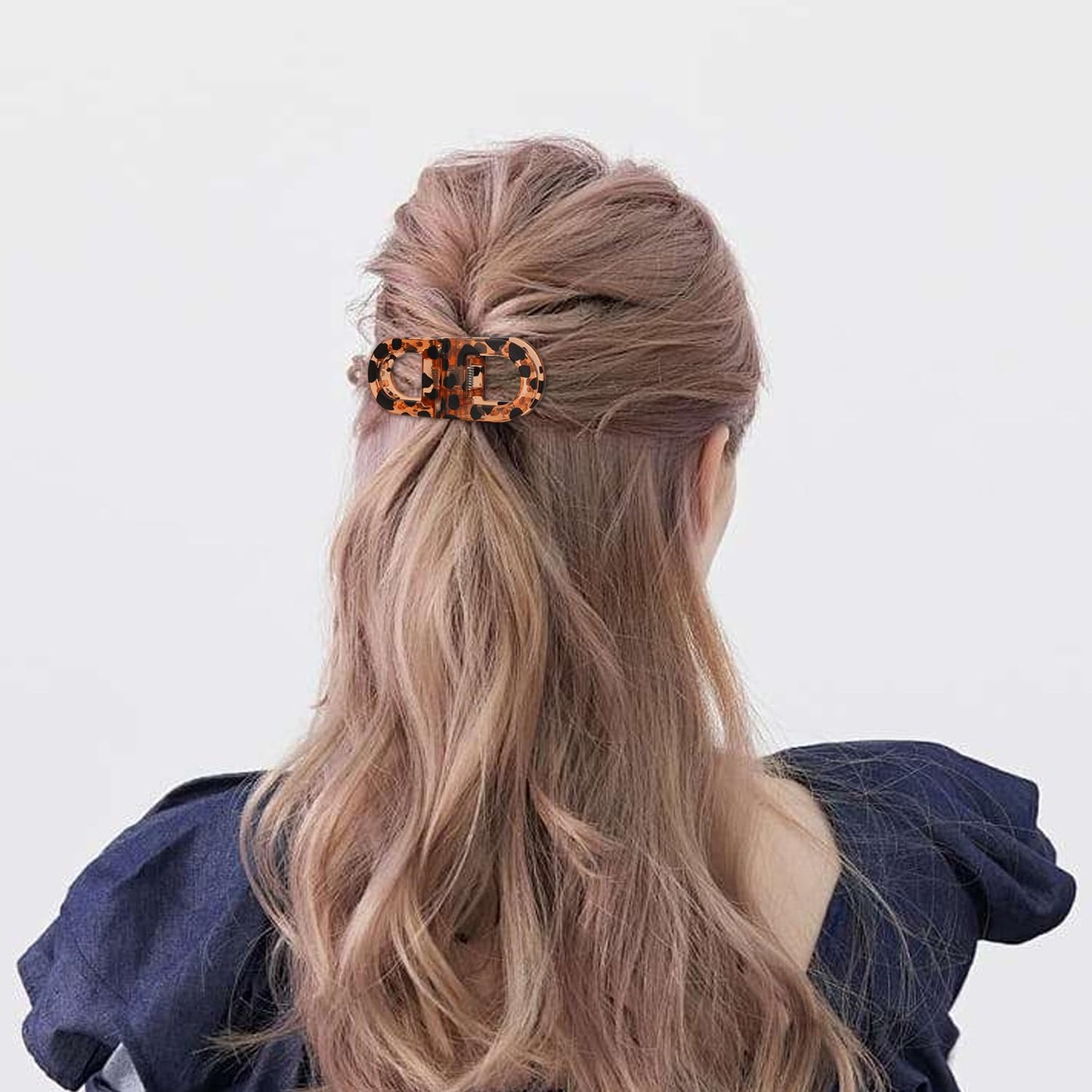 Magnetic Hair Clips, Strong Hold No-Slip Magnetic Hair Styling Clips, Clip No Crease Hair Types Strong Hold, Seamless 2-in-1 Design for Easy Everyday Hairstyles (New-Blue)