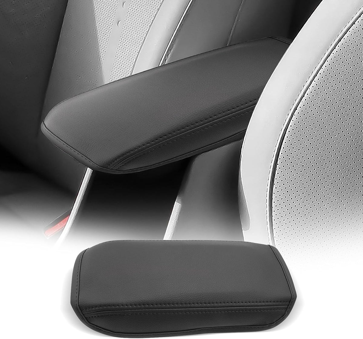 CDEFG for 2024-2025 Hyundai Kona Center Console Cover Armrest Cover for Kona (SE, SEL, SEL Convenience, N Line S, N Line, Limited) Accessories Console Arm Rest Protector