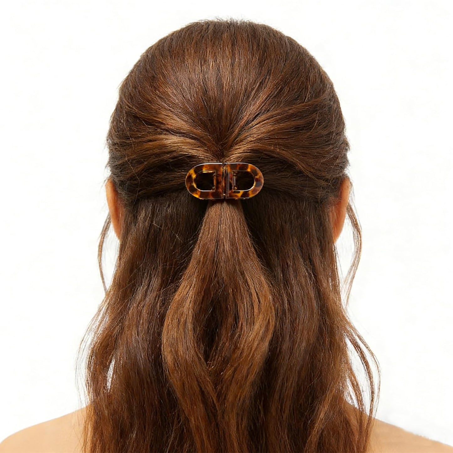 Magnetic Hair Clips, Strong Hold Magnetic Styling Clips, No-Slip Flat Magnetics Styling Clips, No-Crease Sectioning Hair Accessories for Thin & Thick Hair (2PCS-C)