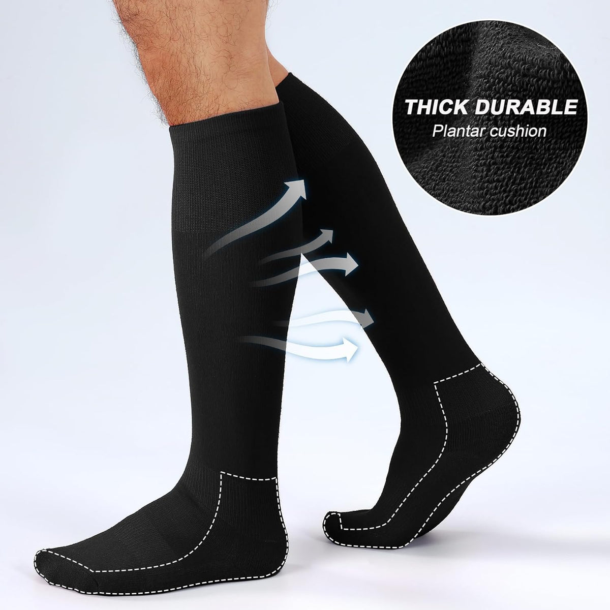 XZQTIVE Soccer Shin Guards with Shin Sleeves and Soccer Socks, Football Shin Pads Set for Kids Youth and Adult