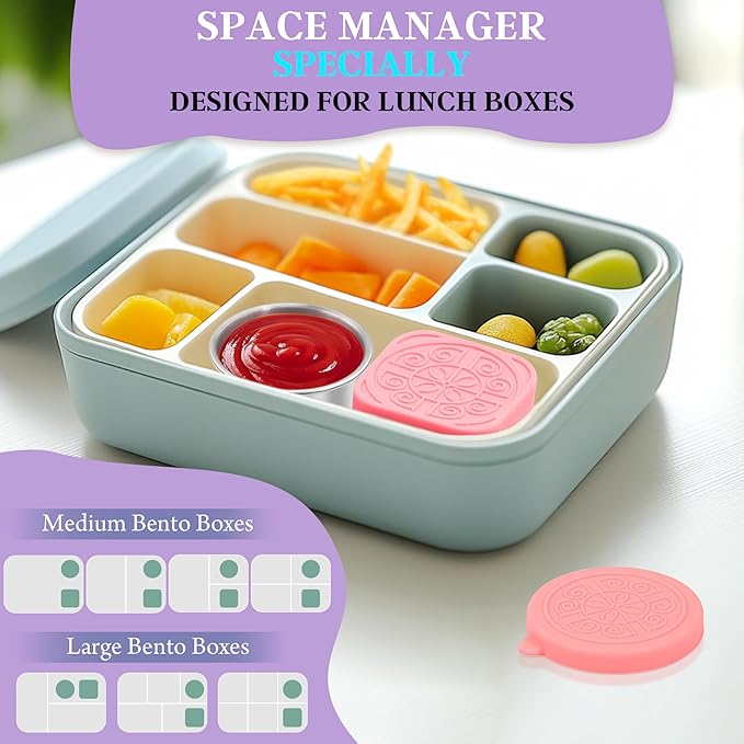 6 PCS Salad Dressing Container to Go,Handy Leakproof Stainless Steel Meal Prep Containers Reusable,Sauce Containers for Lunch Box, Picnics, Travel, Office and Kitchen Storage-1.6oz+2.7oz