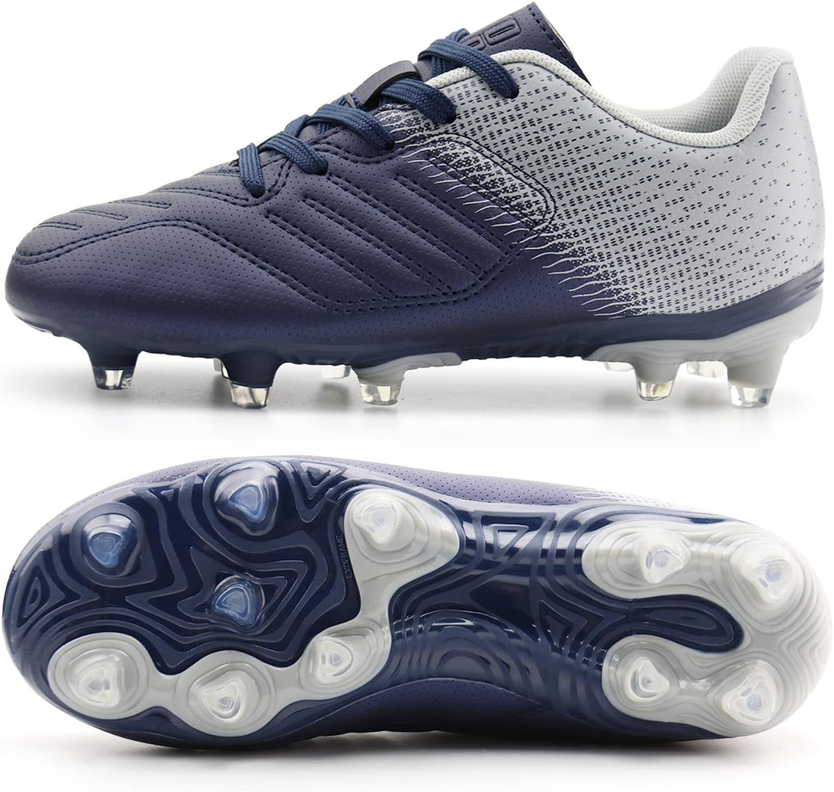 brooman Kids Soccer Cleats Boys Girls Athletic Outdoor Football Shoes