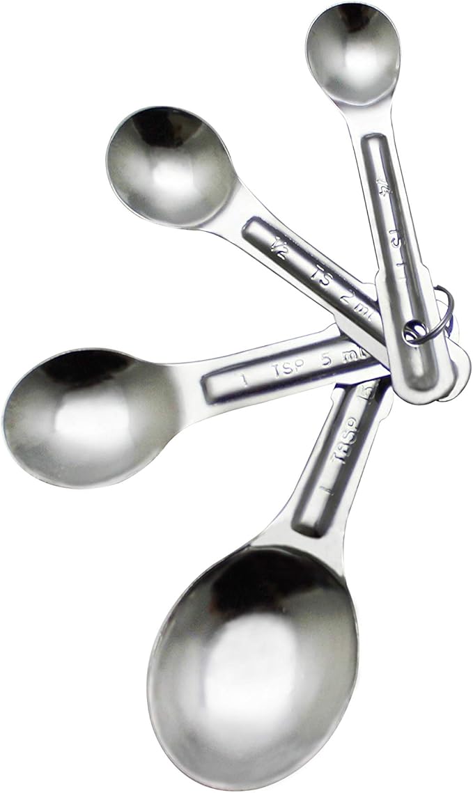 Thunder Group Stainless Steel Measuring Spoon Set