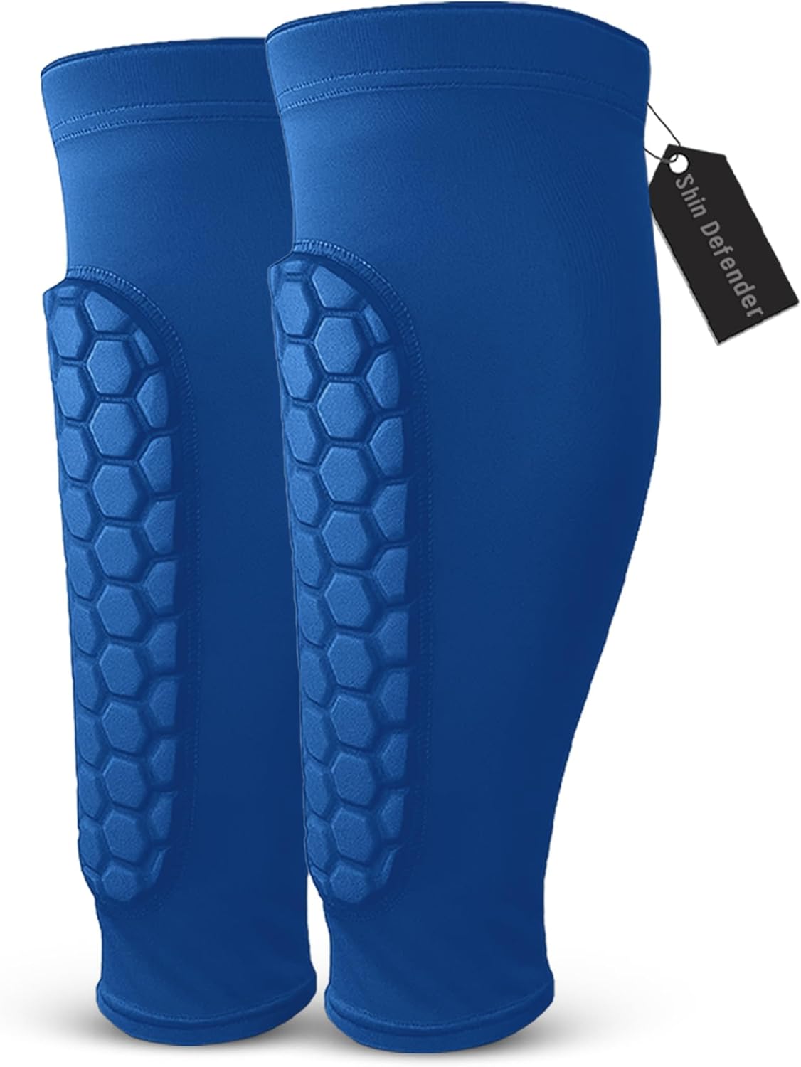 Shin Defender Shin Guards - 2 Pairs of Shin Defender Shin Guards Kids, Soccer Shindefender Sleeves for Youth Adult
