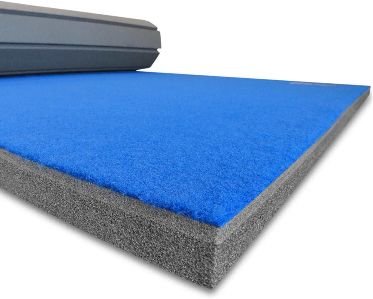 Meister FlexFloor Gymnastics & Cheer Mat - Roll-Up Carpet Training Floor for Home & Gym