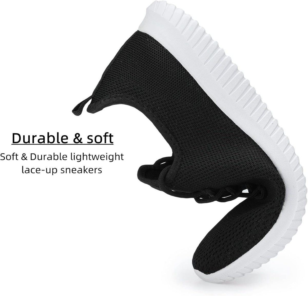WXQ Men's Running Shoes Comfortable Lightweight Breathable Walking Shoes Mesh Workout Casual Sports Shoes