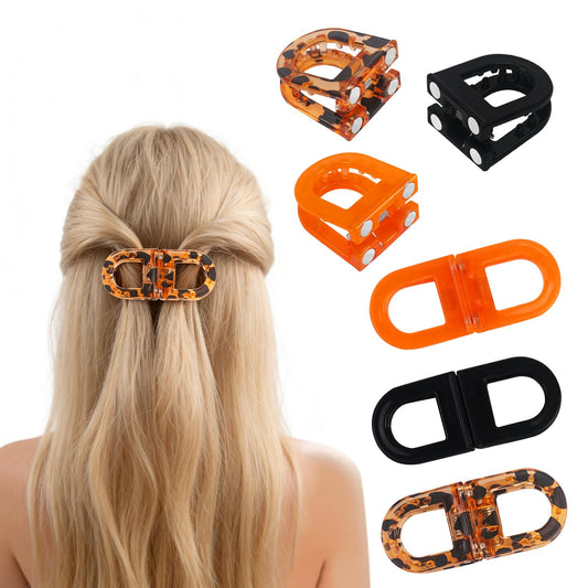 Magnetic Hair Clips for Women - Strong Hold No-Slip Hair Clips, Seamless 2-in-1 Design, Suitable for All Hair Types, Easy for Everyday Hairstyles, Firm and Non-Slip.（1 Pcs）