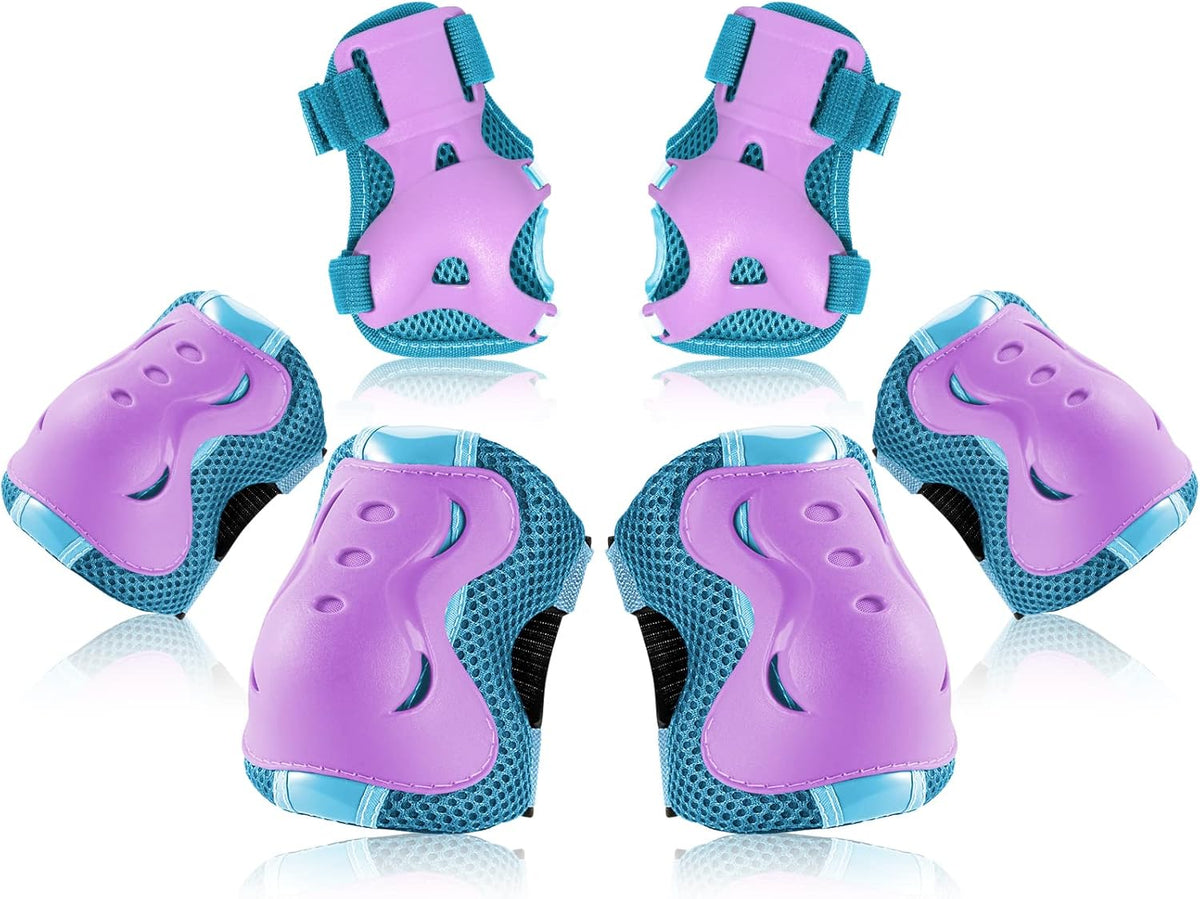 BOSONER Kids/Youth Knee Pad Elbow Pads Guards Protective Gear Set for Roller Skates Cycling BMX Bike Skateboard Inline Skatings Scooter Riding Sports