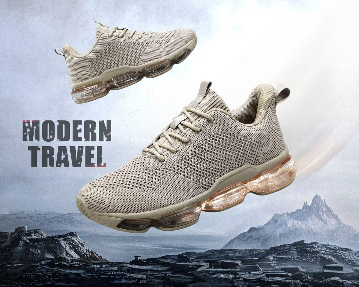 Men's Air Cushion Running Shoes Breathable Tennis Fashion Sneakers Non Slip Workout Casual Sport Shoes Gym Training Comfortable Walking Shoes